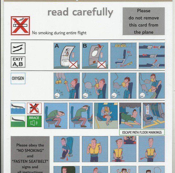 Embraer E-Jet E-190 | Safety Cards